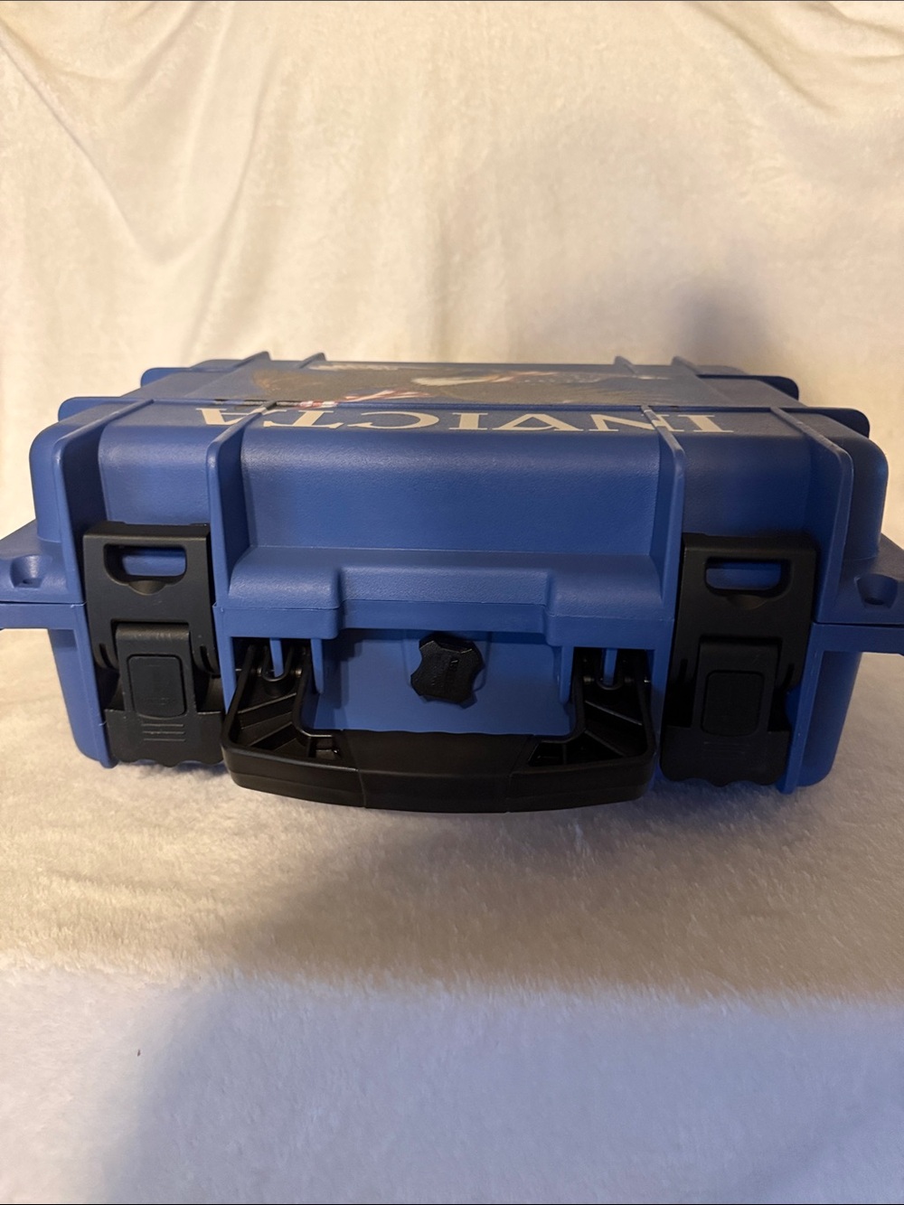 Invicta Blue Travel Case with Eagle and Flag Graphic - Picture 3 of 8